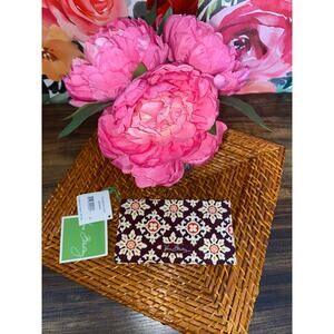 New Women’s Vera Bradley Medallion Print Checkbook Cover Wallet NWT